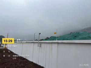 宜宾燃气公司项目：4线张力电子围栏加急安装中！