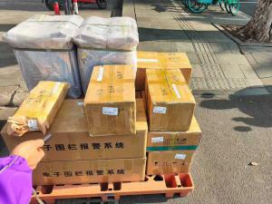 湖南变电站项目：5套电子围栏已全部发出！