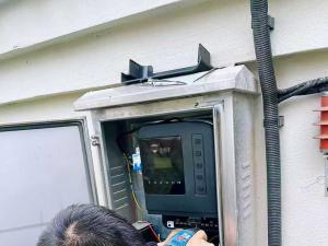 绵竹水厂项目：12个防区四线脉冲电子围栏已全部安装调试完成！