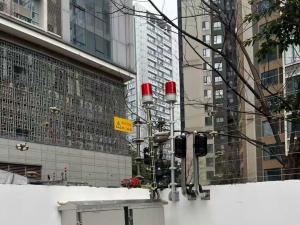 消防站项目：6线电子围栏及红外对射也在项目部同事们的努力下已完美收官！