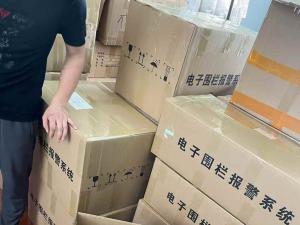 新疆项目：振动光缆和电子围栏发货