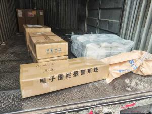 宜宾项目：4线张力电子围栏的货已发出！